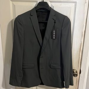 Men’s charcoal suit jacket